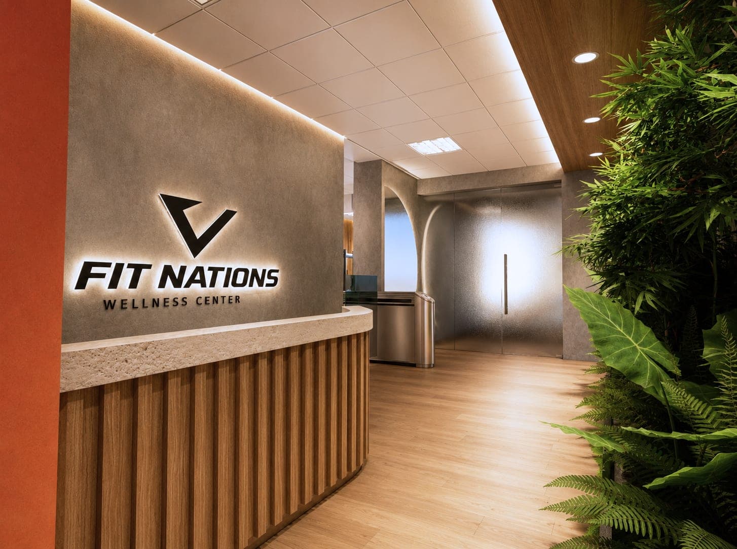 Zona de cardio con equipos Panatta frente a ventanales